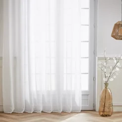 Tenda trasparente con occhielli (280 x 240 cm) Arthur Bianco