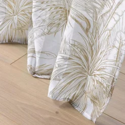 Tenda trasparente con occhielli (140 x 240 cm) Dune Beige