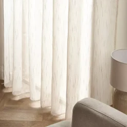 Tenda trasparente con occhielli (140 x 280 cm) Raphaël Beige