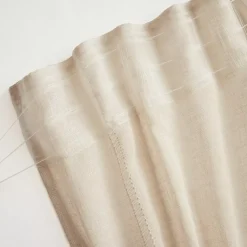 Tenda trasparente con passanti nascosti (280 x 240 cm) Leontina Beige