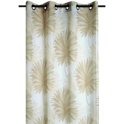 Tenda trasparente lino (140 x 260 cm) Mekong Beige