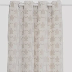 Tenda velluto (140 x 260 cm) Luna Ecru