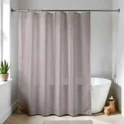 Tenda da doccia ad anelli (180 x 200 cm) Unita Tortora