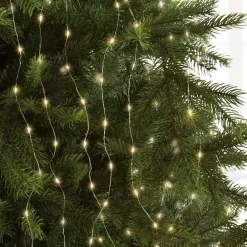 Tenda per albero Alt.1,80 m Bianco caldo 408 LED