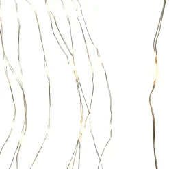 Tenda per albero Alt.2,10 m Bianco caldo 672 LED