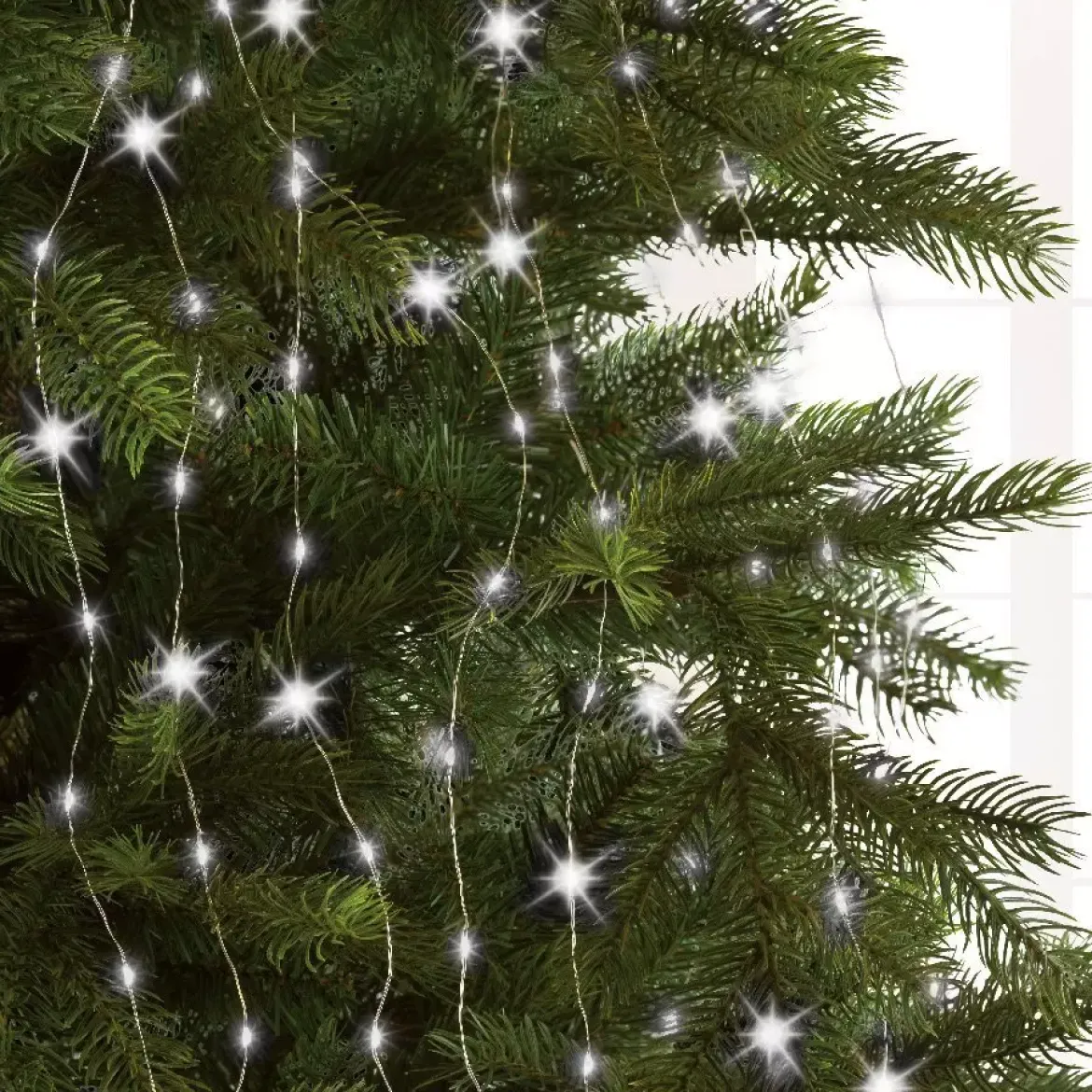 Tenda per albero Alt.2,40 m Bianco freddo 832 LED