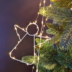 Tenda per albero Alt.2,10 m Bianco molto caldo 762 LED