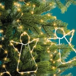 Tenda per albero Alt.2,10 m Bianco molto caldo 762 LED