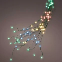 Tenda per albero Alt.2,10 m Multicolore 672 LED