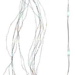 Tenda per albero Alt.2,10 m Multicolore 672 LED