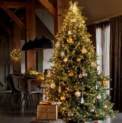 Tenda per albero Flashing light Alt. 1,80 m Bianco caldo 408 LED