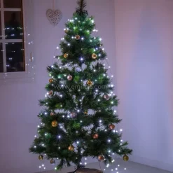 Tenda per albero Flashing light Alt. 1,80 m Bianco freddo 408 LED