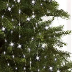 Tenda per albero Flashing light Alt. 2,40 m Bianco freddo 832 LED