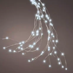 Tenda per albero Flashing light Alt. 2,40 m Bianco freddo 832 LED