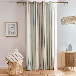 Tenda tela di cotone (135 x 260 cm) Ocealys Blu marino