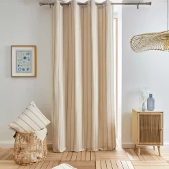 Tenda tela di cotone (135 x 260 cm) Ocealys Beige