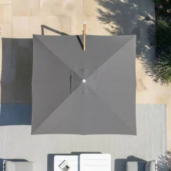 Tessuto per ombrellone decentrato (3 x 3 m) Elyra Antracite