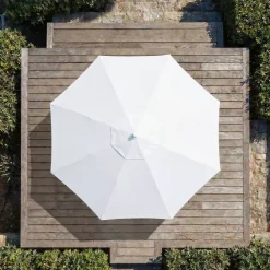 Tessuto per ombrellone rotondo (D3,3 m) Bianco