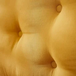 Testiera cuscino garza di cotone (80 x 50 cm) Gaïa Giallo zafferano