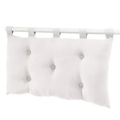 Testiera letto garza di cotone (80 x 50 cm) Gaïa Bianco chantilly
