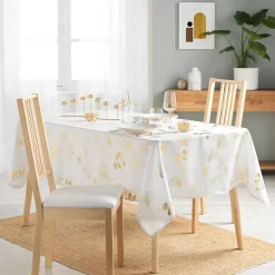 Tovaglia rettangolare (150 x 300 cm) Bloomy Bianco