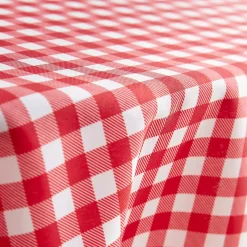 Tovaglia rettangolare antimacchia (140 x 350 cm) Elise Vichy Rossa