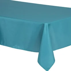 Tovaglia rettangolare antimacchia (140 x 240 cm) Mina Blu ottanio