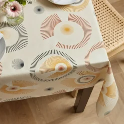 Tovaglia rettangolare cotone antimacchia (150 x 250 cm) Manhattan Beige