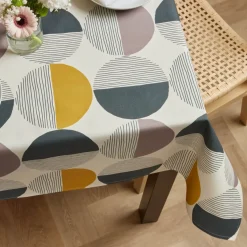 Tovaglia rettangolare cotone antimacchia (150 x 250 cm) Harlem Multicolore