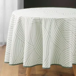 Tovaglia rotonda antimacchia (180 cm) Linea Bianco