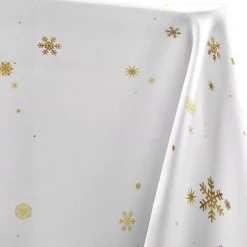Tovaglia di Natale rettangolare (150 x 300 cm) Constellation Bianco e dorato
