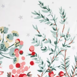 Tovaglia di Natale rettangolare (360 x 140 cm) Natale Natura Bianco