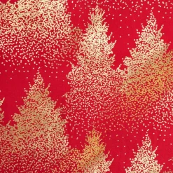 Tovaglia natalizia rettangolare (140 x 360 cm) Albero Rosso