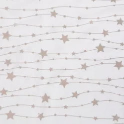 Tovaglia natalizia rettangolare (140 x 240 cm) Pioggia di stelle Bianca