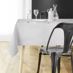 Tovaglia natalizia rettangolare (140 x 240 cm) Strass Argento