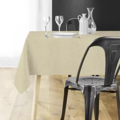 Tovaglia natalizia rettangolare (140 x 240 cm) Strass Oro