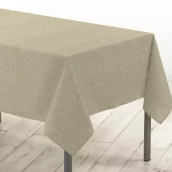 Tovaglia natalizia rettangolare (140 x 240 cm) Strass Oro