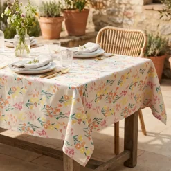 Tovaglia rettangolare cotone antimacchia (150 x 250 cm) Juliette Beige