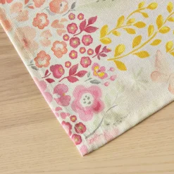 Tovaglia rettangolare cotone antimacchia (150 x 250 cm) Margherite Multicolore