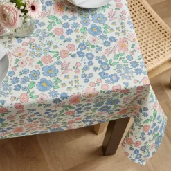 Tovaglia rettangolare cotone antimacchia (150 x 250 cm) Corolle Multicolore