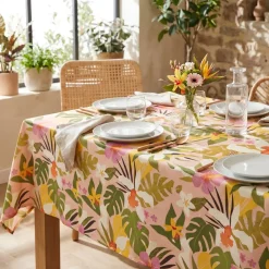 Tovaglia rettangolare cotone antimacchia (150 x 250 cm) Rio Multicolore