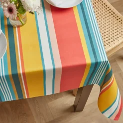 Tovaglia rettangolare cotone antimacchia (150 x 350 cm) Bonifacio Multicolore