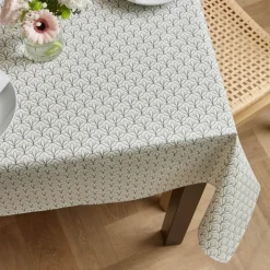 Tovaglia rettangolare cotone antimacchia (150 x 350 cm) Clara Grigia