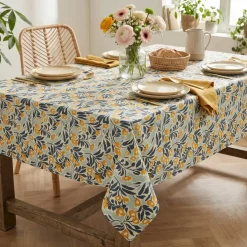 Tovaglia rettangolare cotone antimacchia (150 x 350 cm) Mafalda Multicolore