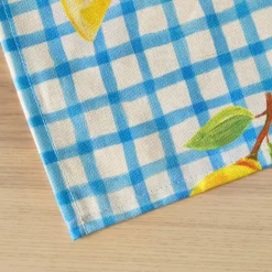 Tovaglia rettangolare cotone antimacchia (150 x 350 cm) Menton Blu