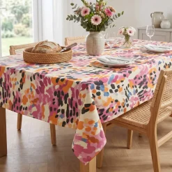 Tovaglia rettangolare cotone antimacchia (150 x 350 cm) Mowgli Multicolore