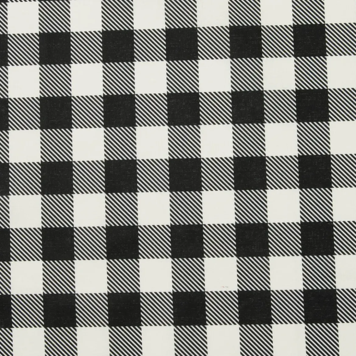 Tovaglia rettangolare cotone antimacchia (150 x 350 cm) Vichy Nera