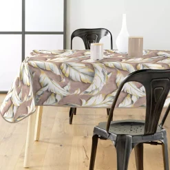 Tovaglia rettangolare in PVC rivestito impermeabile (240 x 140 cm) Ebany Cioccolato