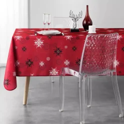 Tovaglia rettangolare (L240 cm) Enchanté Rosso