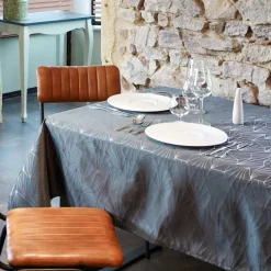 Tovaglia rettangolare (L300 cm) Facette Antracite